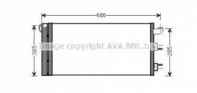 AVA QUALITY COOLING fta5406d -  Конденсатор, кондиционер